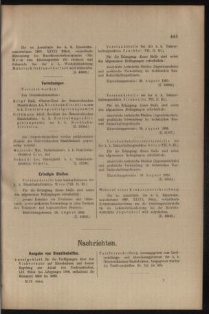 Verordnungs- und Anzeige-Blatt der k.k. General-Direction der österr. Staatsbahnen 19090821 Seite: 5