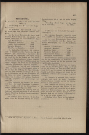 Verordnungs- und Anzeige-Blatt der k.k. General-Direction der österr. Staatsbahnen 19090904 Seite: 5