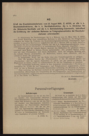 Verordnungs- und Anzeige-Blatt der k.k. General-Direction der österr. Staatsbahnen 19090911 Seite: 2