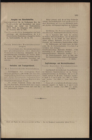 Verordnungs- und Anzeige-Blatt der k.k. General-Direction der österr. Staatsbahnen 19090918 Seite: 17