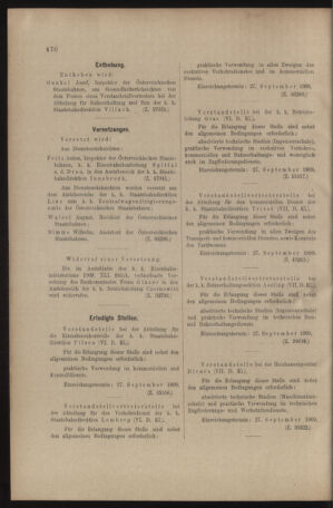 Verordnungs- und Anzeige-Blatt der k.k. General-Direction der österr. Staatsbahnen 19090918 Seite: 4