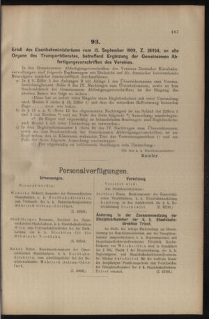 Verordnungs- und Anzeige-Blatt der k.k. General-Direction der österr. Staatsbahnen 19090925 Seite: 3