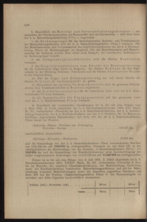 Verordnungs- und Anzeige-Blatt der k.k. General-Direction der österr. Staatsbahnen 19091009 Seite: 10