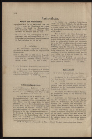 Verordnungs- und Anzeige-Blatt der k.k. General-Direction der österr. Staatsbahnen 19091009 Seite: 16