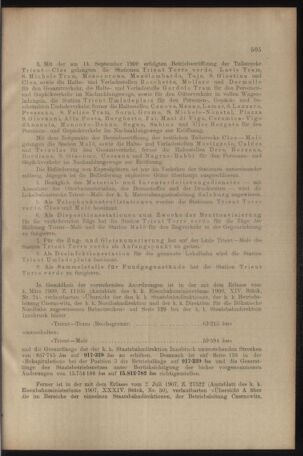 Verordnungs- und Anzeige-Blatt der k.k. General-Direction der österr. Staatsbahnen 19091009 Seite: 7