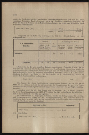 Verordnungs- und Anzeige-Blatt der k.k. General-Direction der österr. Staatsbahnen 19091009 Seite: 8