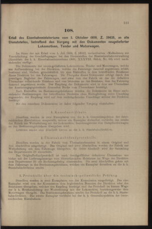 Verordnungs- und Anzeige-Blatt der k.k. General-Direction der österr. Staatsbahnen 19091016 Seite: 3