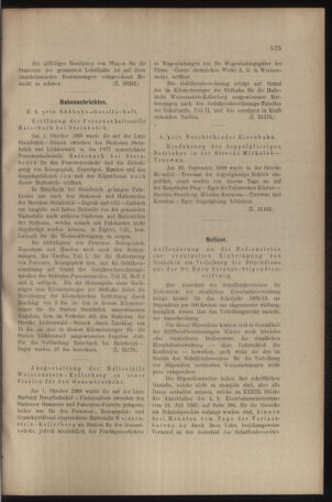 Verordnungs- und Anzeige-Blatt der k.k. General-Direction der österr. Staatsbahnen 19091016 Seite: 7