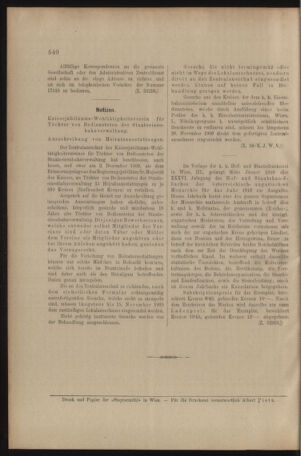 Verordnungs- und Anzeige-Blatt der k.k. General-Direction der österr. Staatsbahnen 19091023 Seite: 10