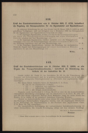 Verordnungs- und Anzeige-Blatt der k.k. General-Direction der österr. Staatsbahnen 19091023 Seite: 2