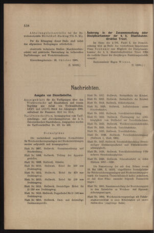 Verordnungs- und Anzeige-Blatt der k.k. General-Direction der österr. Staatsbahnen 19091023 Seite: 8