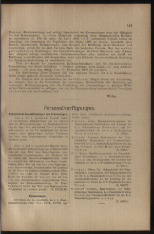 Verordnungs- und Anzeige-Blatt der k.k. General-Direction der österr. Staatsbahnen 19091030 Seite: 3