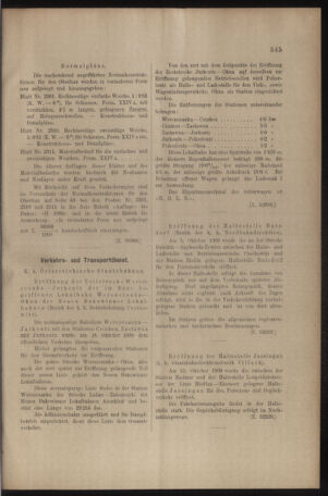 Verordnungs- und Anzeige-Blatt der k.k. General-Direction der österr. Staatsbahnen 19091030 Seite: 5