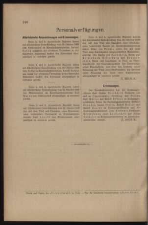 Verordnungs- und Anzeige-Blatt der k.k. General-Direction der österr. Staatsbahnen 19091103 Seite: 2