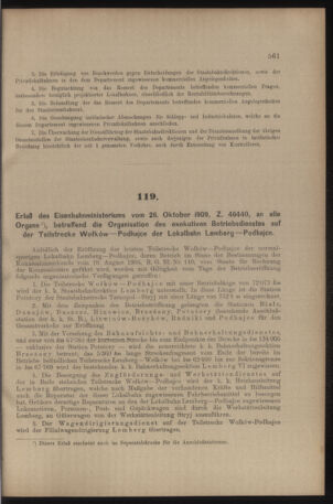 Verordnungs- und Anzeige-Blatt der k.k. General-Direction der österr. Staatsbahnen 19091106 Seite: 3