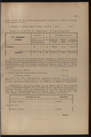 Verordnungs- und Anzeige-Blatt der k.k. General-Direction der österr. Staatsbahnen 19091106 Seite: 5