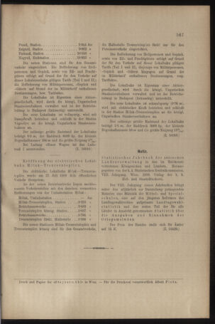 Verordnungs- und Anzeige-Blatt der k.k. General-Direction der österr. Staatsbahnen 19091106 Seite: 9