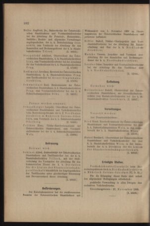 Verordnungs- und Anzeige-Blatt der k.k. General-Direction der österr. Staatsbahnen 19091120 Seite: 16