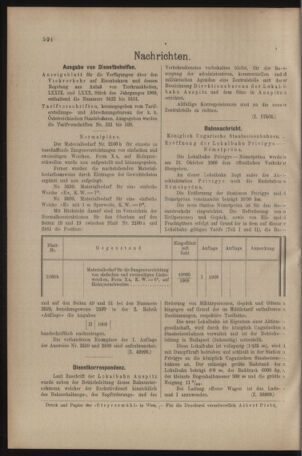 Verordnungs- und Anzeige-Blatt der k.k. General-Direction der österr. Staatsbahnen 19091120 Seite: 18