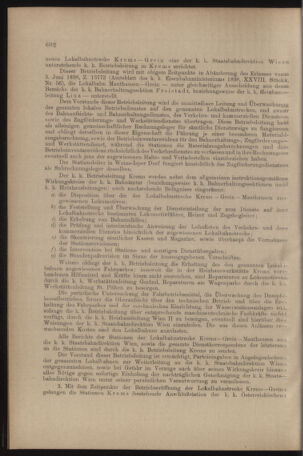 Verordnungs- und Anzeige-Blatt der k.k. General-Direction der österr. Staatsbahnen 19091127 Seite: 2