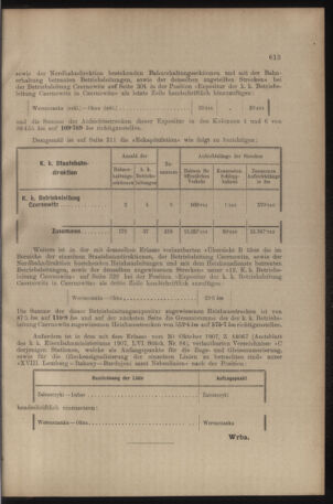 Verordnungs- und Anzeige-Blatt der k.k. General-Direction der österr. Staatsbahnen 19091204 Seite: 3