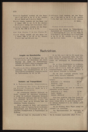 Verordnungs- und Anzeige-Blatt der k.k. General-Direction der österr. Staatsbahnen 19091211 Seite: 8