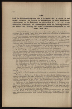 Verordnungs- und Anzeige-Blatt der k.k. General-Direction der österr. Staatsbahnen 19091222 Seite: 4