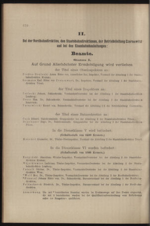 Verordnungs- und Anzeige-Blatt der k.k. General-Direction der österr. Staatsbahnen 19091223 Seite: 6