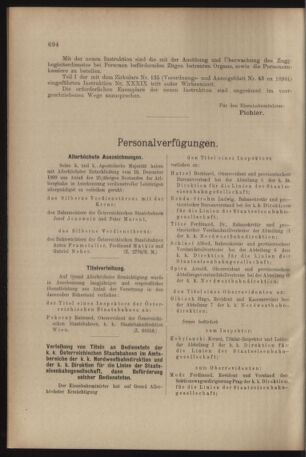 Verordnungs- und Anzeige-Blatt der k.k. General-Direction der österr. Staatsbahnen 19091224 Seite: 4