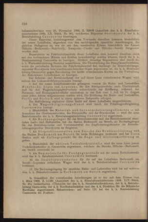 Verordnungs- und Anzeige-Blatt der k.k. General-Direction der österr. Staatsbahnen 19091231 Seite: 2