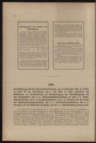 Verordnungs- und Anzeige-Blatt der k.k. General-Direction der österr. Staatsbahnen 19091231 Seite: 6