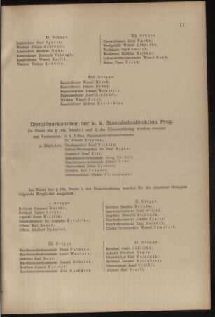 Verordnungs- und Anzeige-Blatt der k.k. General-Direction der österr. Staatsbahnen 19100105 Seite: 11