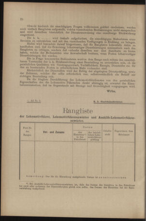 Verordnungs- und Anzeige-Blatt der k.k. General-Direction der österr. Staatsbahnen 19100108 Seite: 4