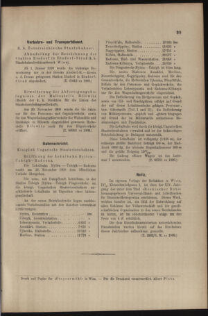 Verordnungs- und Anzeige-Blatt der k.k. General-Direction der österr. Staatsbahnen 19100108 Seite: 9