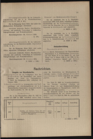 Verordnungs- und Anzeige-Blatt der k.k. General-Direction der österr. Staatsbahnen 19100115 Seite: 5