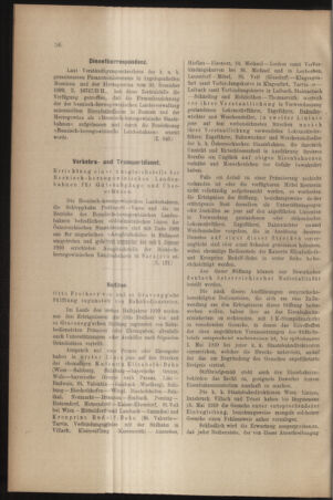 Verordnungs- und Anzeige-Blatt der k.k. General-Direction der österr. Staatsbahnen 19100115 Seite: 6