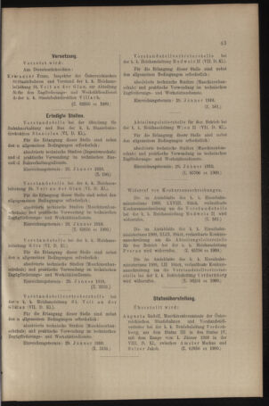 Verordnungs- und Anzeige-Blatt der k.k. General-Direction der österr. Staatsbahnen 19100122 Seite: 5