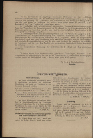 Verordnungs- und Anzeige-Blatt der k.k. General-Direction der österr. Staatsbahnen 19100205 Seite: 2