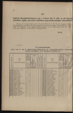 Verordnungs- und Anzeige-Blatt der k.k. General-Direction der österr. Staatsbahnen 19100212 Seite: 2