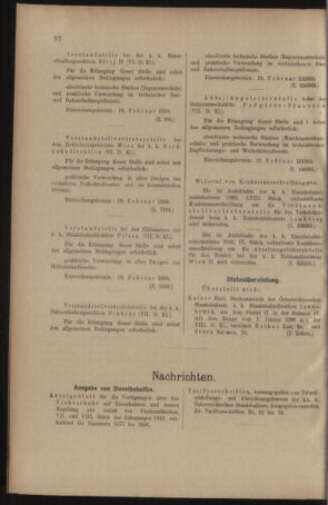 Verordnungs- und Anzeige-Blatt der k.k. General-Direction der österr. Staatsbahnen 19100212 Seite: 8