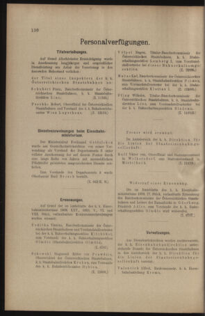 Verordnungs- und Anzeige-Blatt der k.k. General-Direction der österr. Staatsbahnen 19100319 Seite: 2