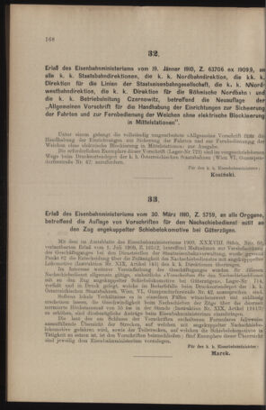 Verordnungs- und Anzeige-Blatt der k.k. General-Direction der österr. Staatsbahnen 19100409 Seite: 2