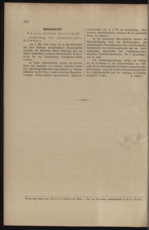 Verordnungs- und Anzeige-Blatt der k.k. General-Direction der österr. Staatsbahnen 19100521 Seite: 6