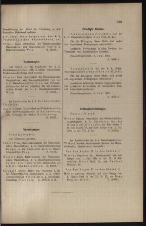 Verordnungs- und Anzeige-Blatt der k.k. General-Direction der österr. Staatsbahnen 19100528 Seite: 7