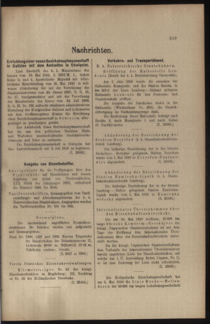 Verordnungs- und Anzeige-Blatt der k.k. General-Direction der österr. Staatsbahnen 19100611 Seite: 3