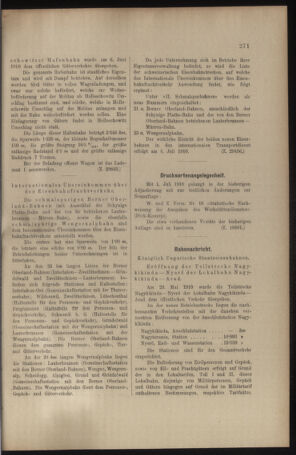 Verordnungs- und Anzeige-Blatt der k.k. General-Direction der österr. Staatsbahnen 19100618 Seite: 11