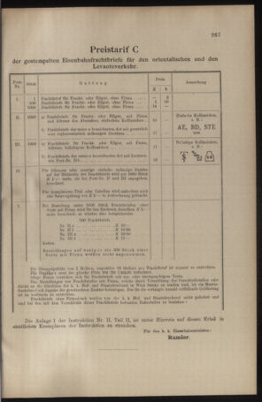 Verordnungs- und Anzeige-Blatt der k.k. General-Direction der österr. Staatsbahnen 19100618 Seite: 7