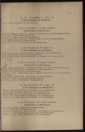 Verordnungs- und Anzeige-Blatt der k.k. General-Direction der österr. Staatsbahnen 19100701 Seite: 3