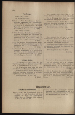 Verordnungs- und Anzeige-Blatt der k.k. General-Direction der österr. Staatsbahnen 19100709 Seite: 4