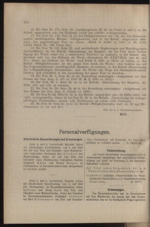 Verordnungs- und Anzeige-Blatt der k.k. General-Direction der österr. Staatsbahnen 19100716 Seite: 6